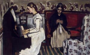 Famous Painting - Girl at the Piano