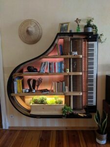 repurposed piano